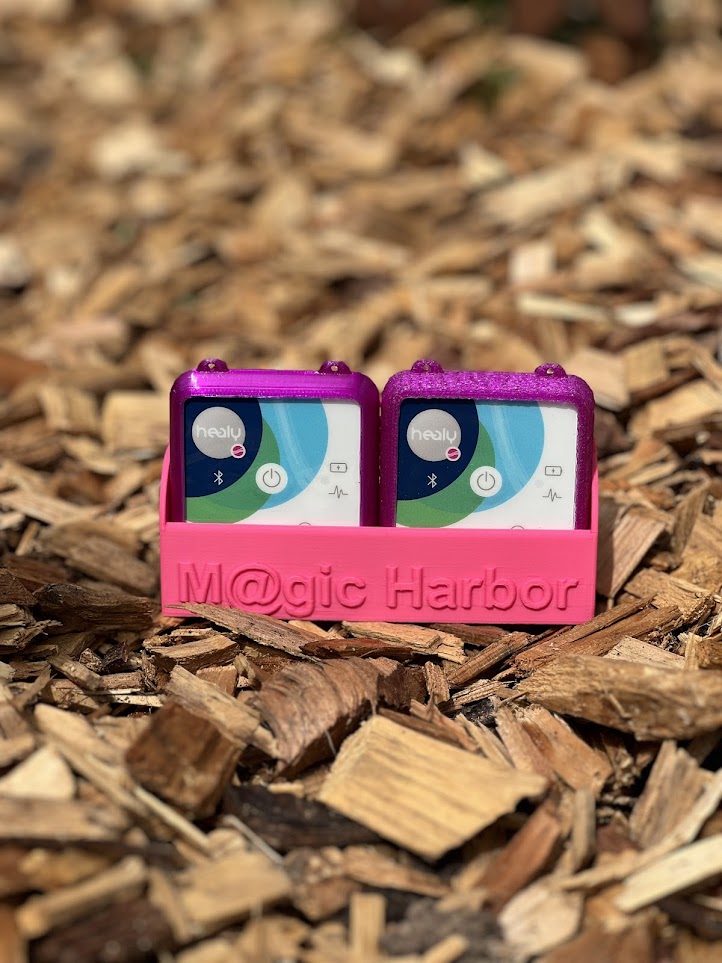 M@gic Harbor - Wand-Halterung für Deinen Healy - HOT Pink